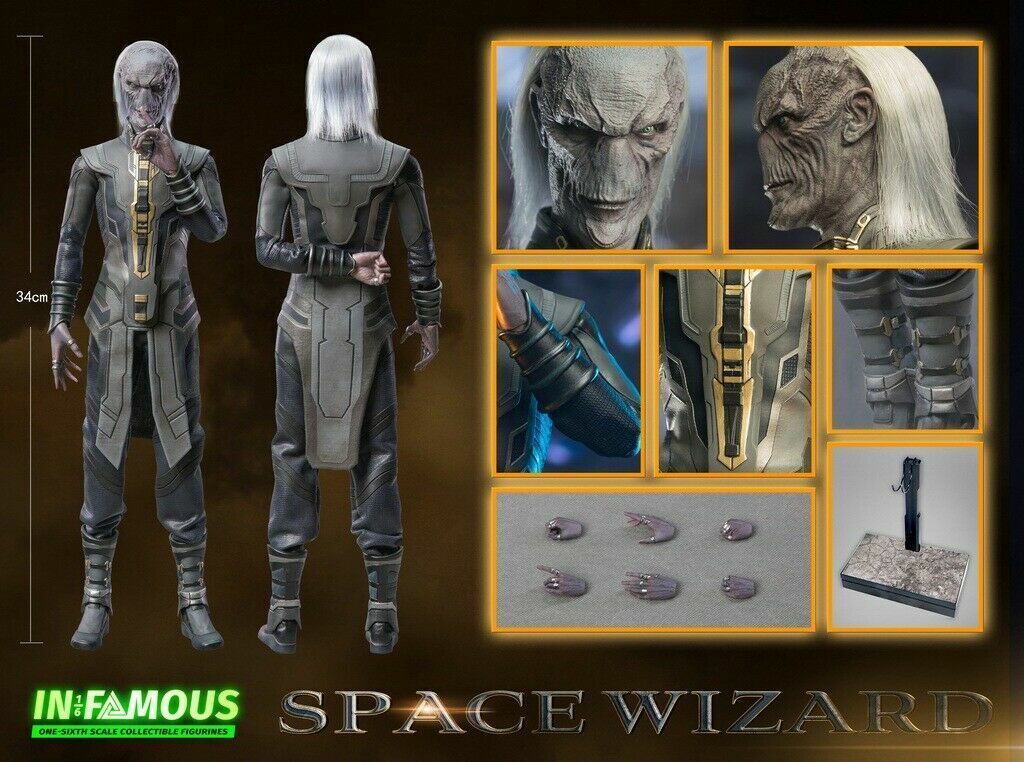 IN-FAMOUS IF001 1/6 Ebony Maw SPACE WIZARD Avengers Black Order figure