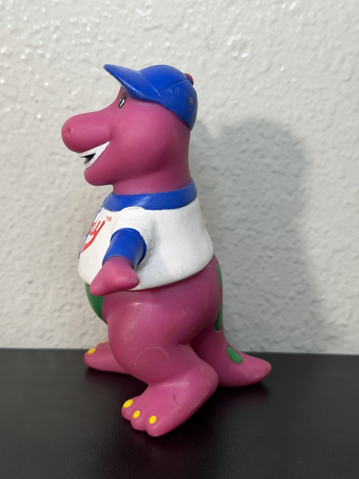 Vintage Barney the Purple Dinosaur Baseball Figure Lyons Group 5&Prime;