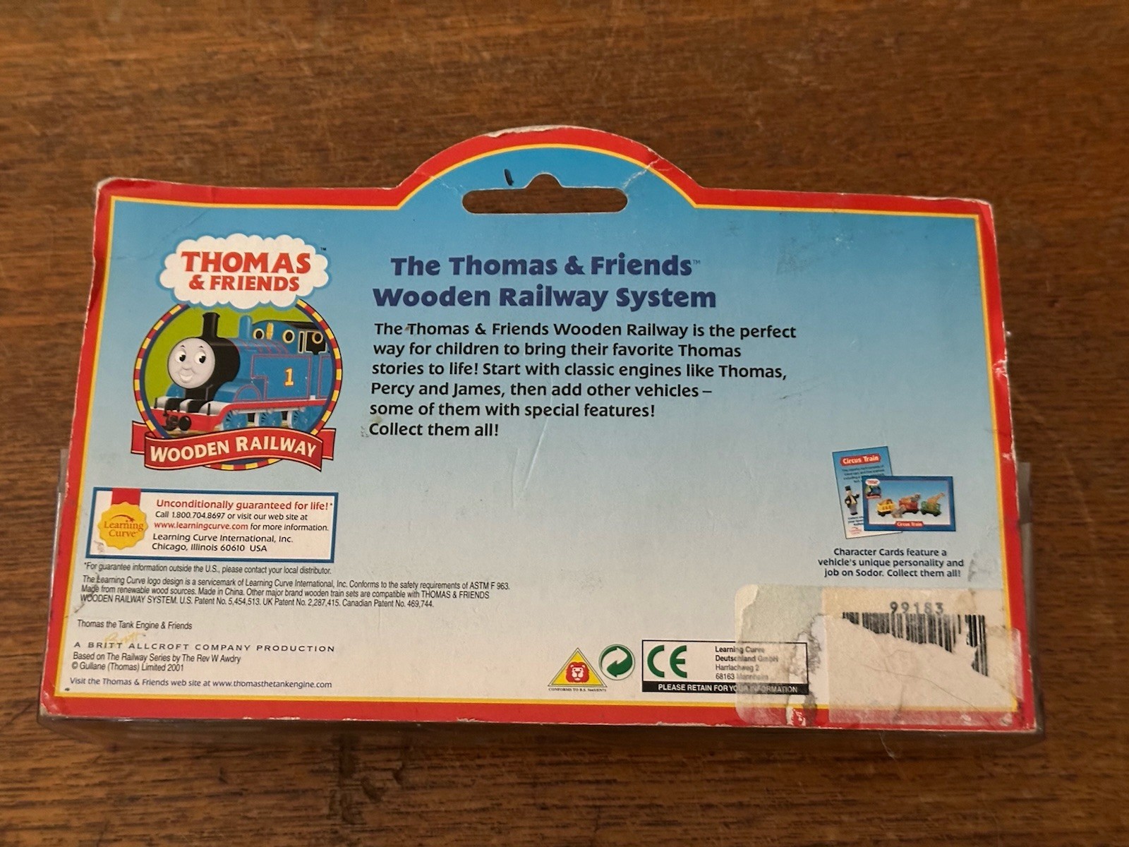 2001 Learning Curve Wooden Thomas Train Sodor Road Crew! New!