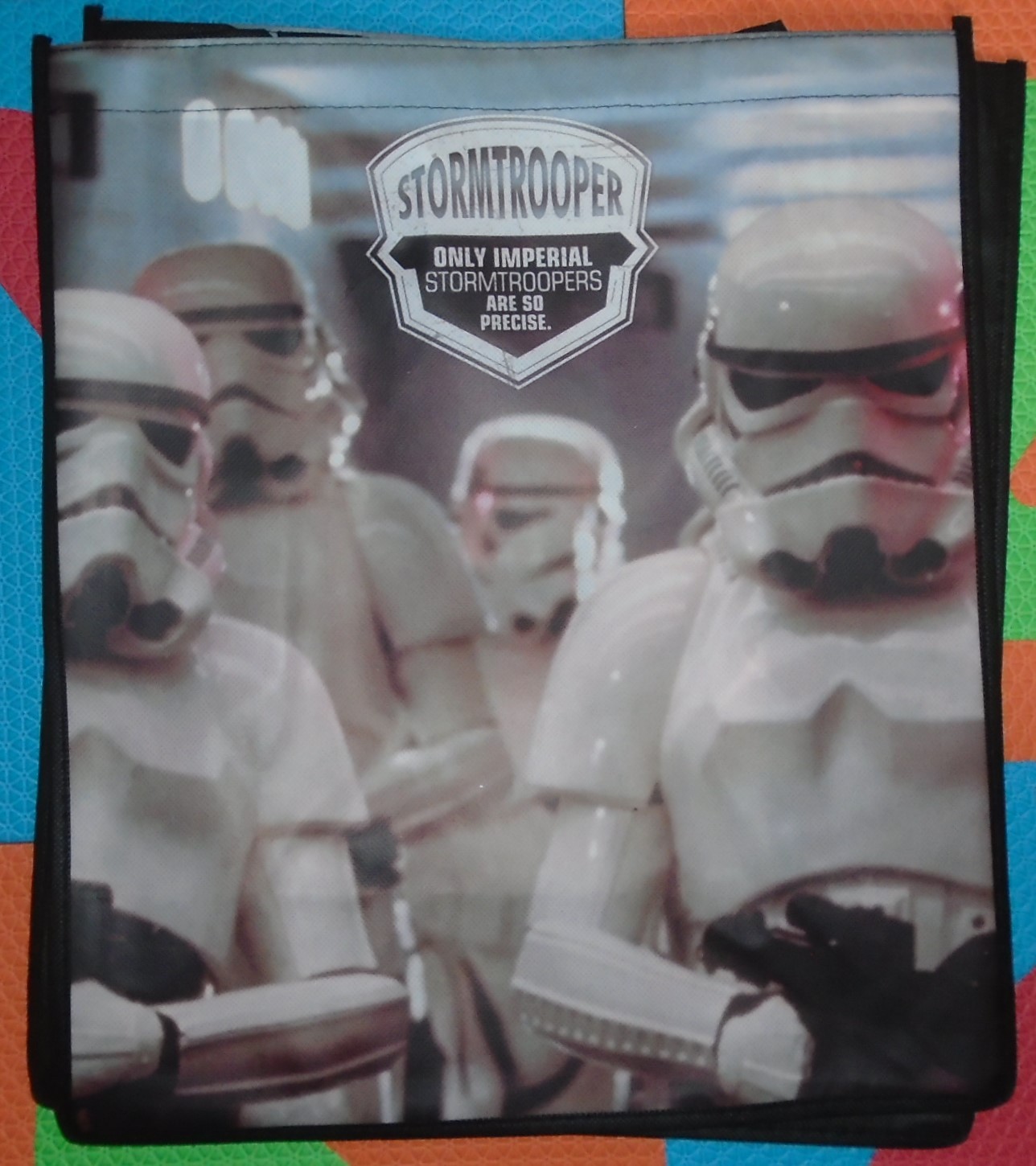 LUCASFILM LARGE STAR WARS IMPERIAL STORMTROOPERS REUSABLE TOTE BAG 13.5&Prime;X15.5&Prime;x7