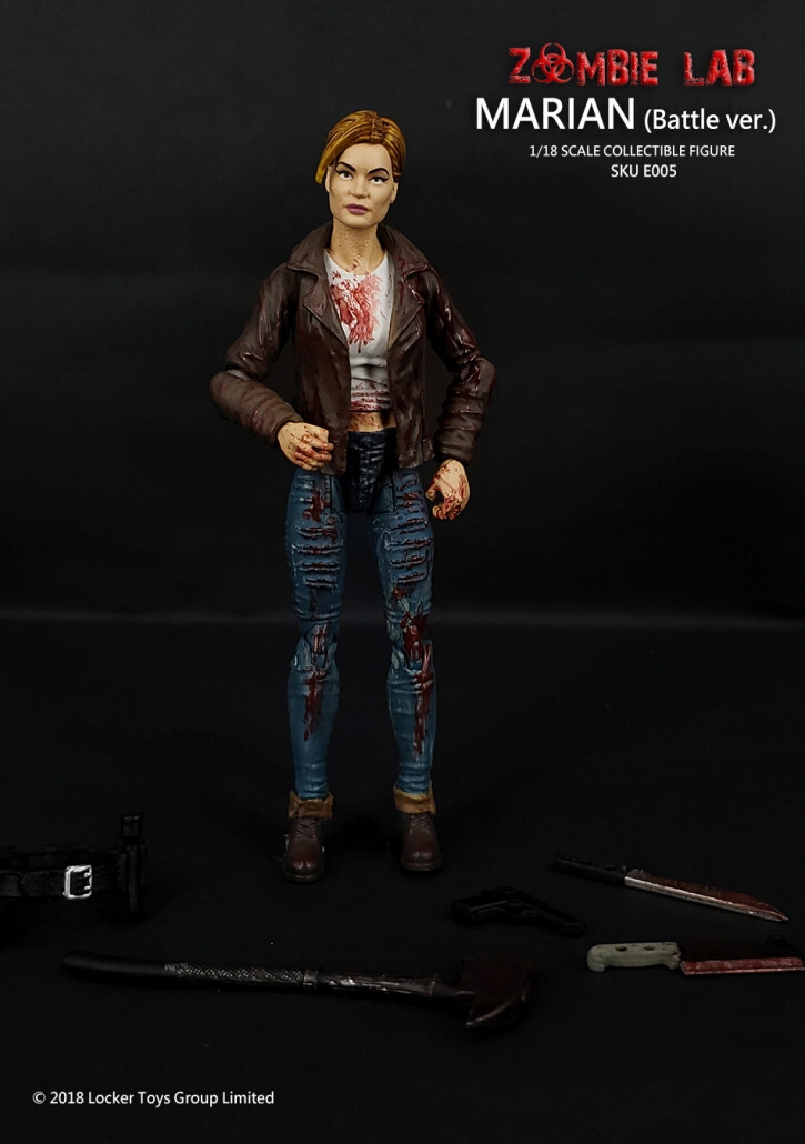 Zombie Lab 1/18 scale (4&Prime;) action figure Marian (battle version)