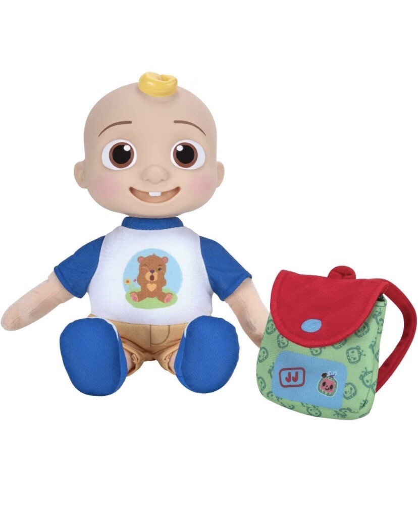 Cocomelon Back To School JJ Doll Push with mini back pack