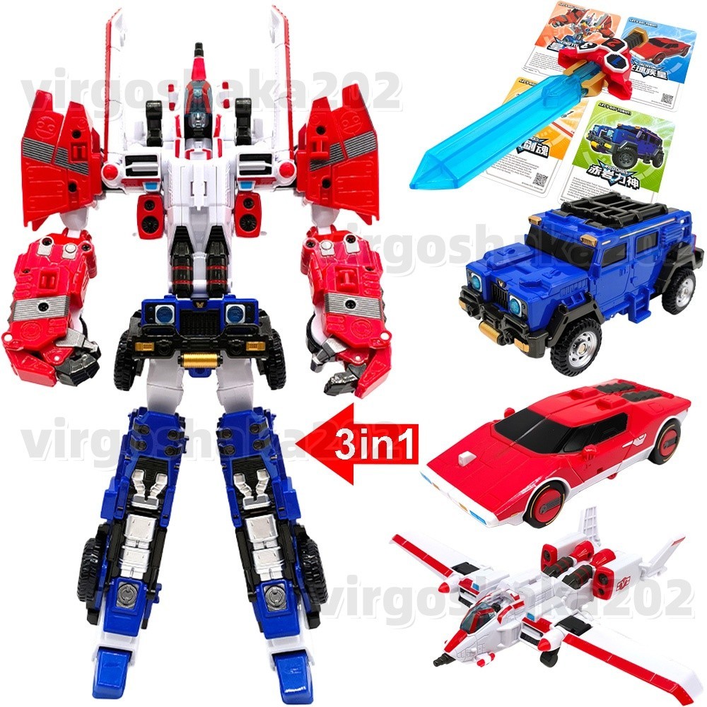 TOBOT V TITAN-V Integration Transforming Robot Tachyon Jet thunder Wild chief