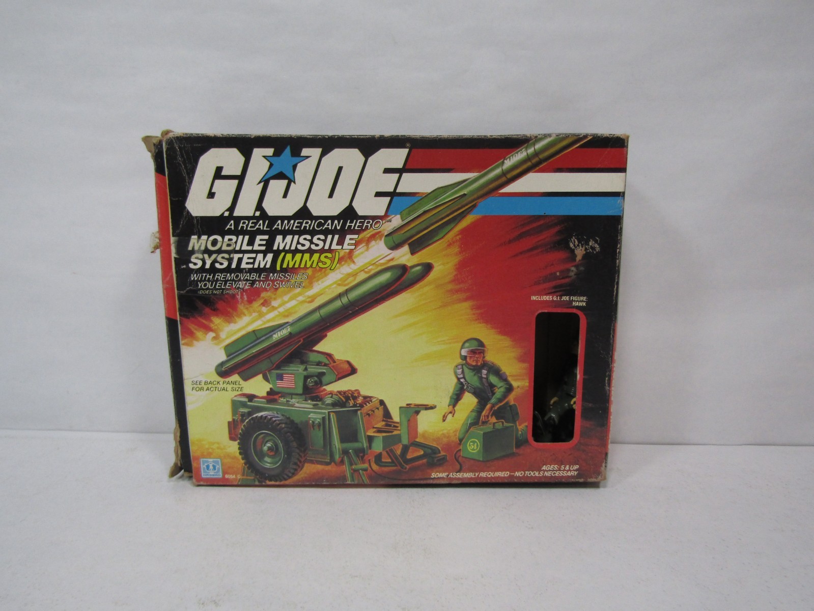 1982 GI Joe Mobile Missile System MMS (Damaged Box) (Proof of Purchase Cut Out)