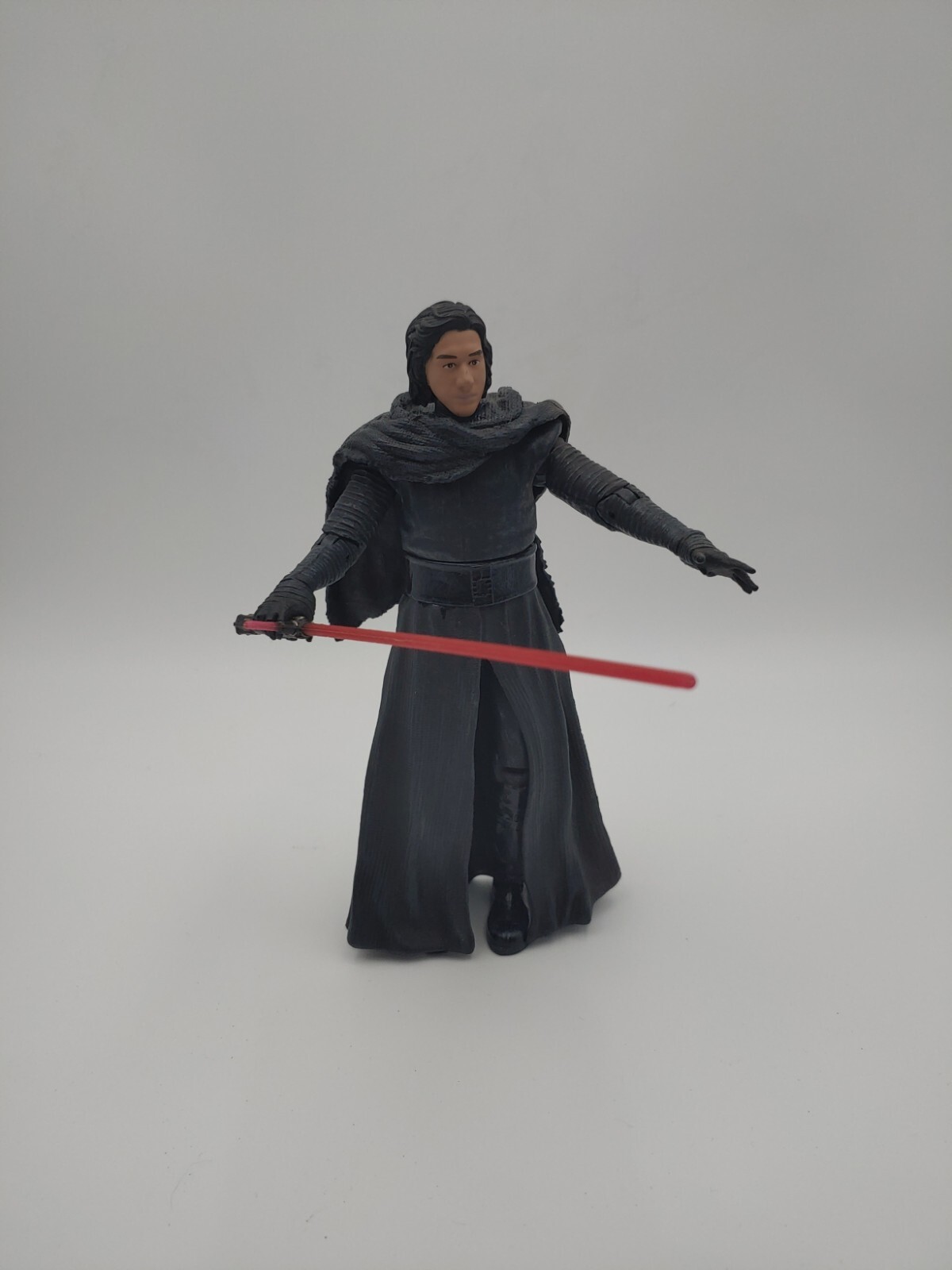 Star Wars Kylo Ren Unmasked The Last Jedi Black Series 6” Figure As Shown