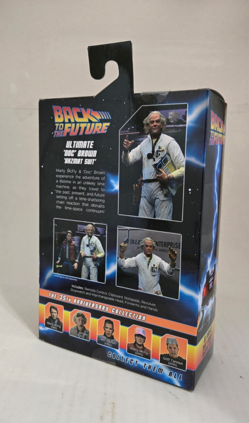 NECA Back to the Future Ultimate Doc Brown Figure Sealed In Hand