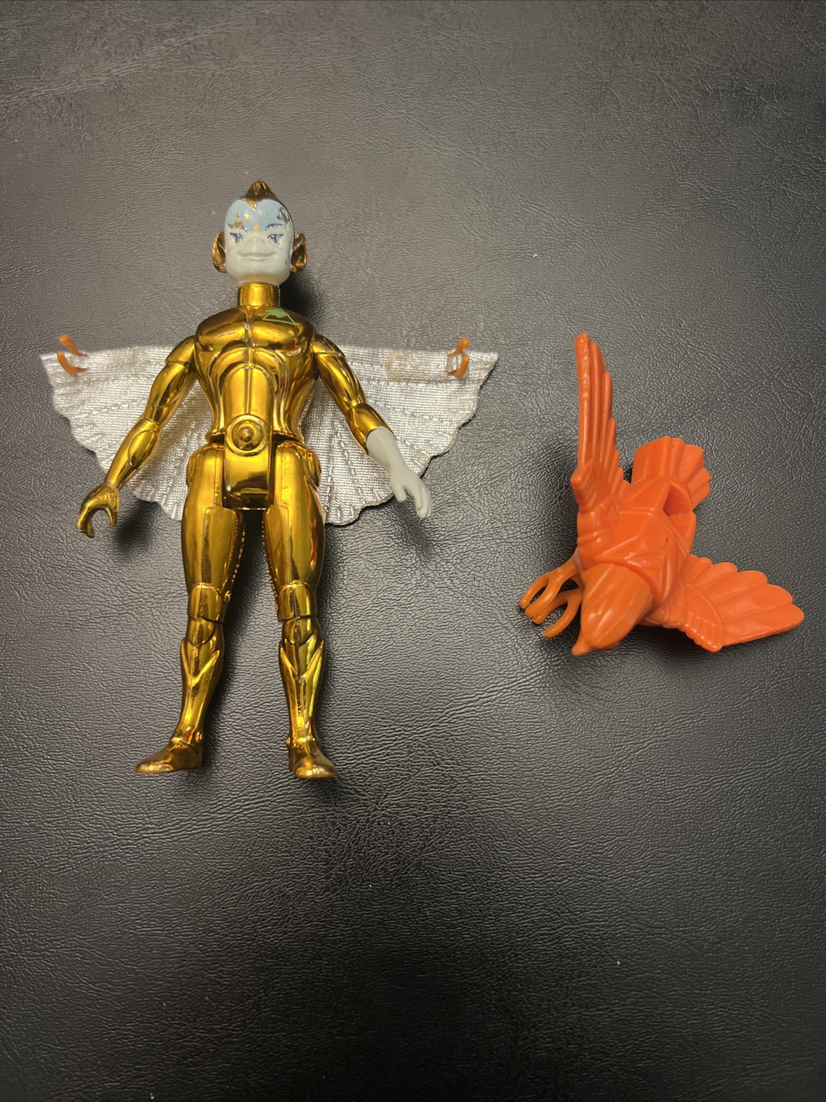 Vintage Kenner Silverhawks Action Figure Copper Kidd W/ May Day 1986