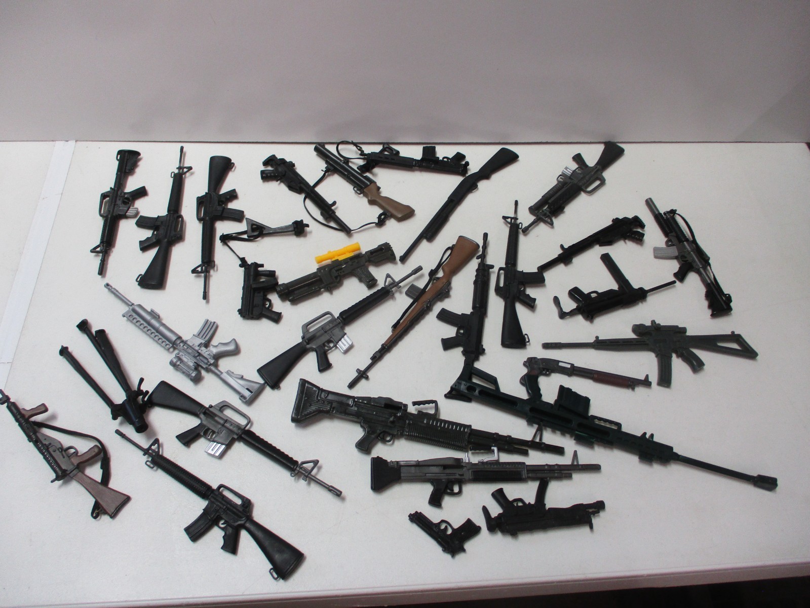 GI Joe Weapons and Guns Lot for 12 In Action Figures with Automatic Rifles