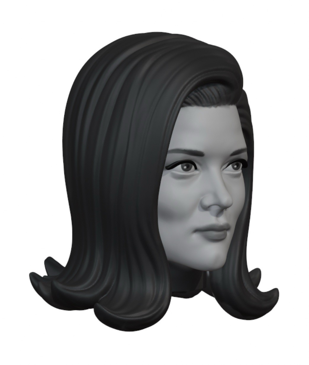 Apeeling Lady Custom Action Figure Head 1:9 or 1:6 Mego
