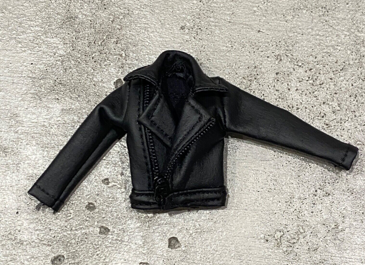 PB-JKT-JES-BK: 1/12 faux leather jacket for Marvel Legends Jessica Jones figure