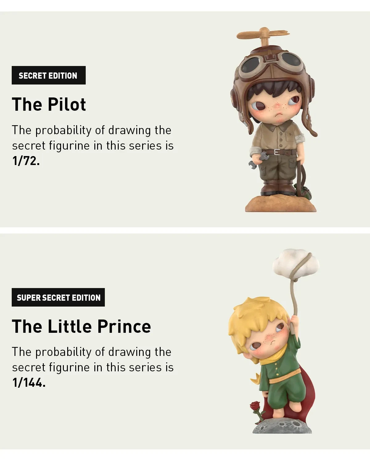 POP MART Hirono Le Petit Prince Series Confirmed Figures Blind Box | US SHIPPING