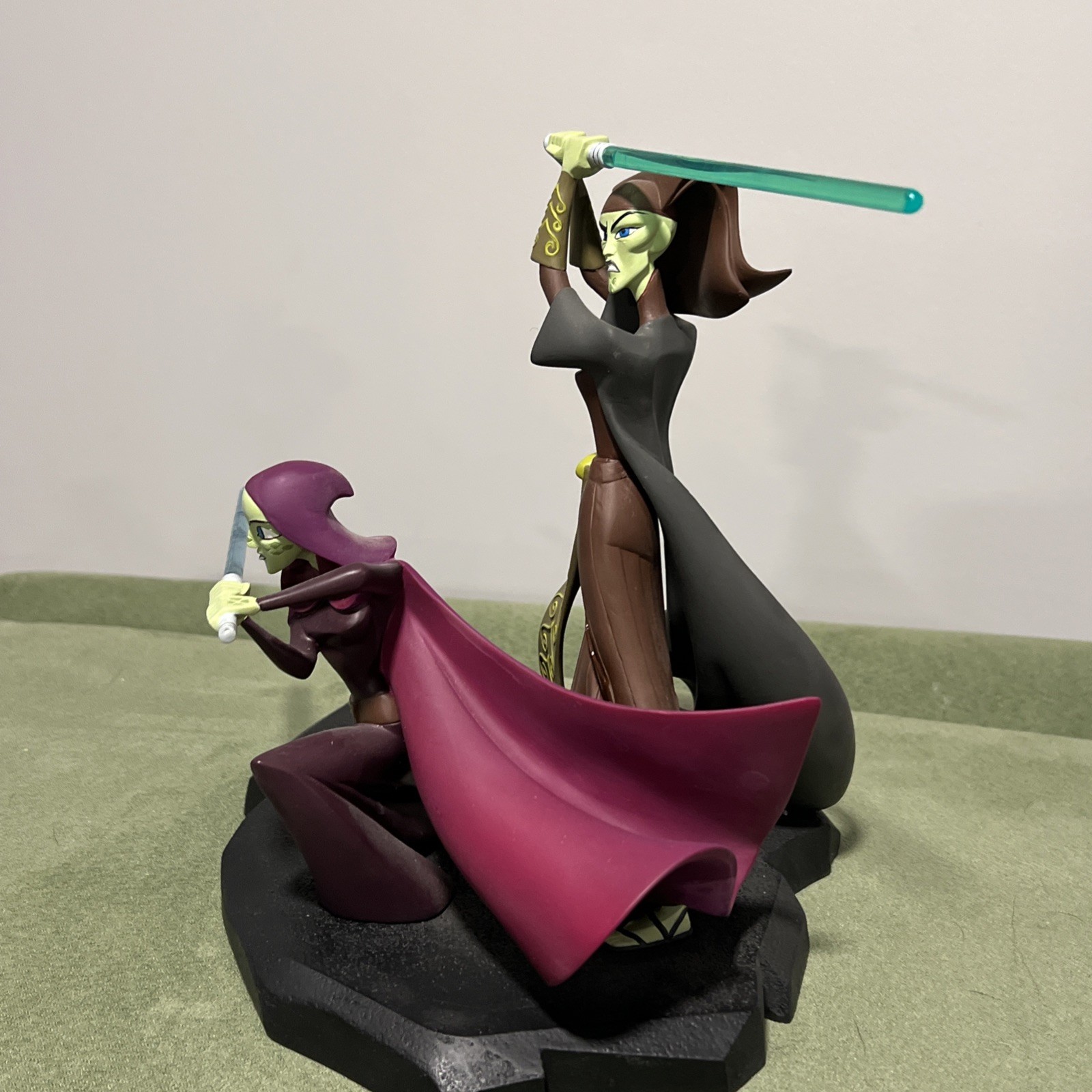 Barriss Offee Luminara Unduli Clone Wars Maquette GENTLE GIANT STAR WARS /3000