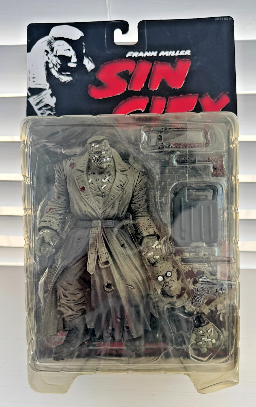 SIN CITY MARV Variant B&W Action Figure McFarlane FRANK MILLER 1998 Vintage