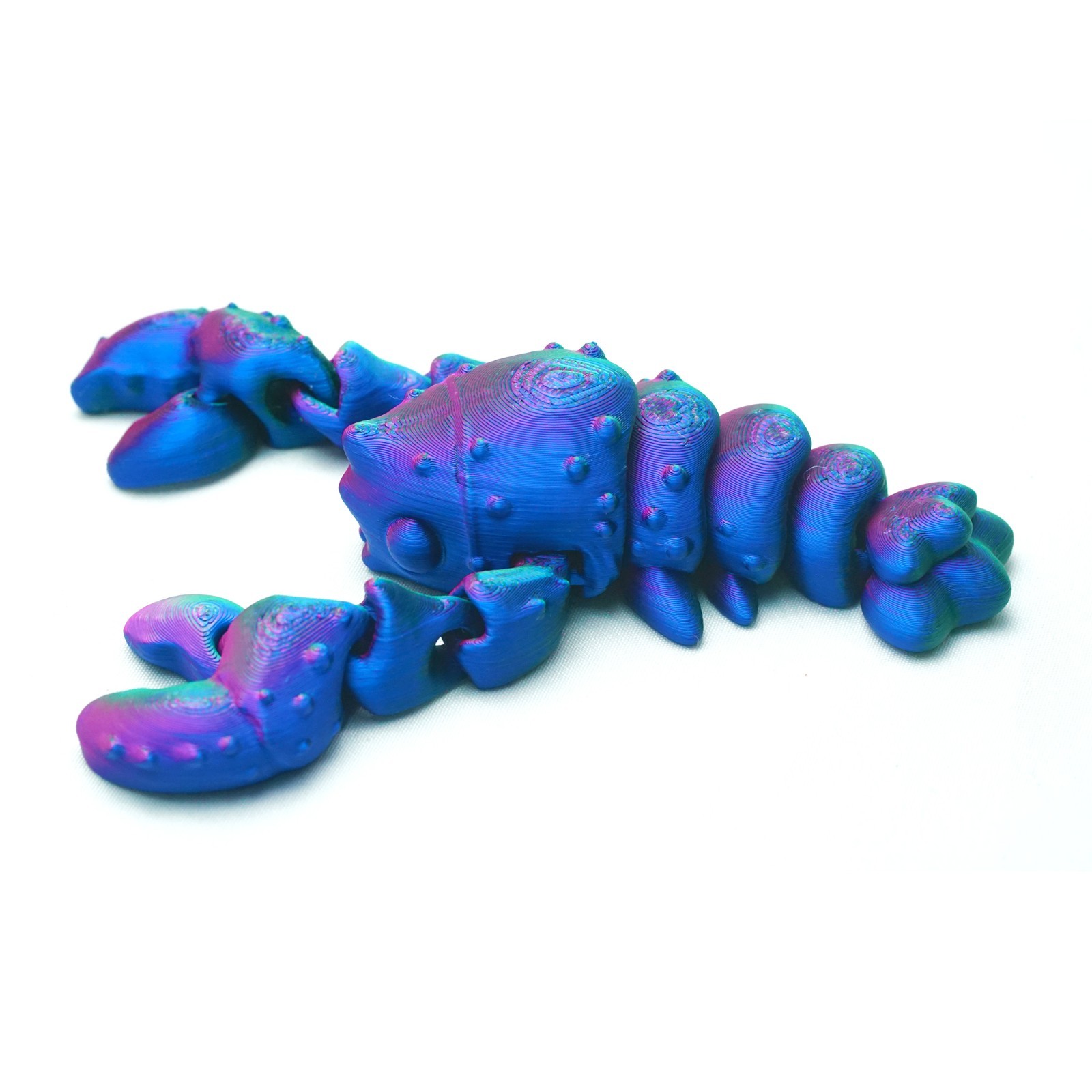 3D Printed Crayfish Model,Articulated Animals Figure,Fidget Toys Home Decor