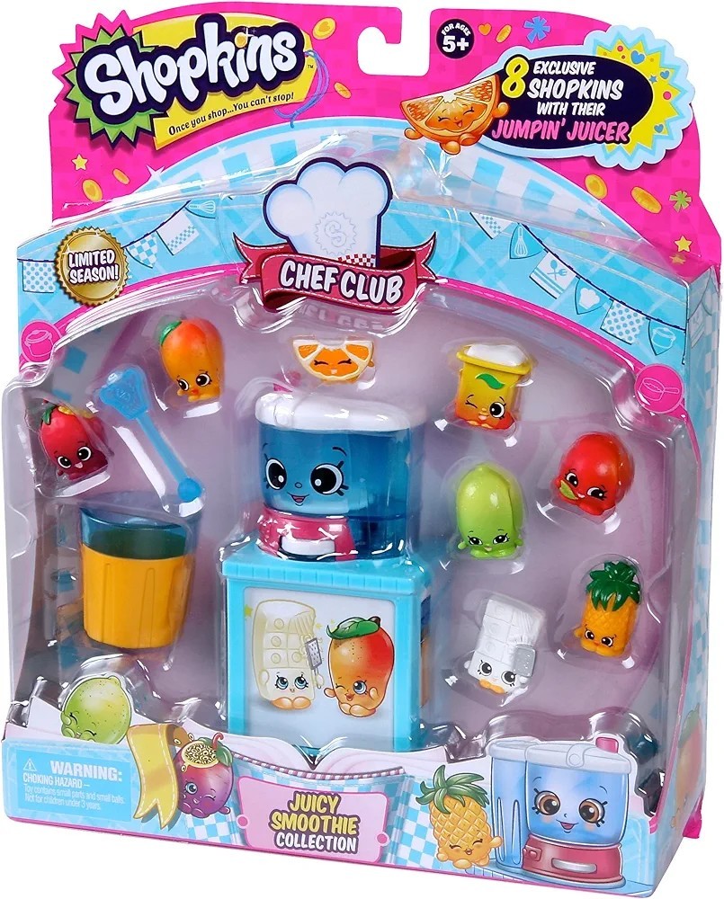 Shopkins Limited Edition Chef Club Juicy Smoothie Collection- NEW!