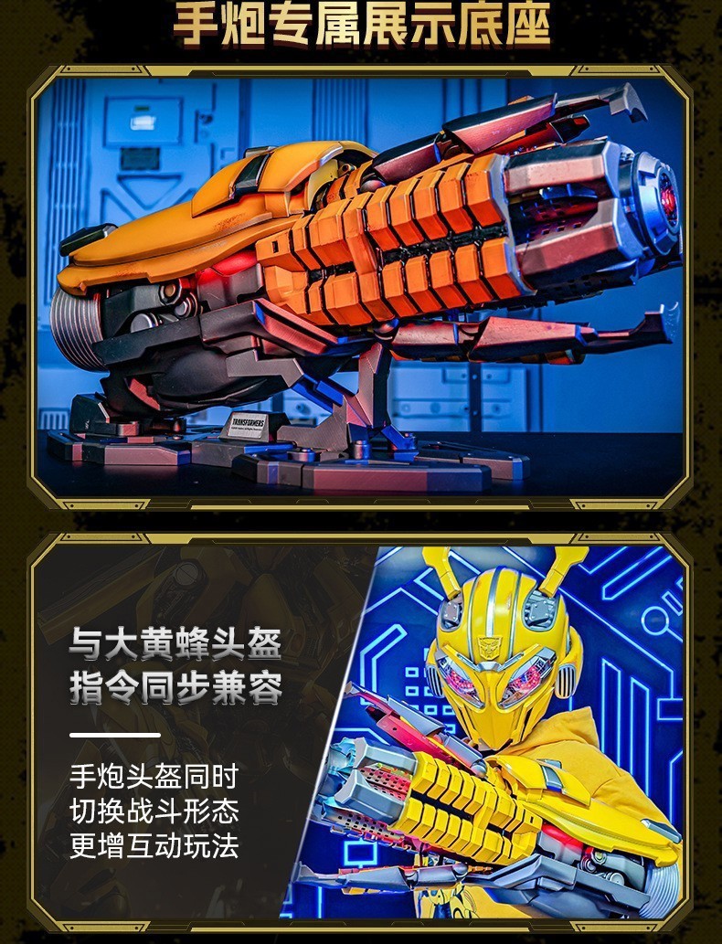 Killerbody Transformers Bumblebee Arm 1:1 Wearable Voice Control LED Light gift
