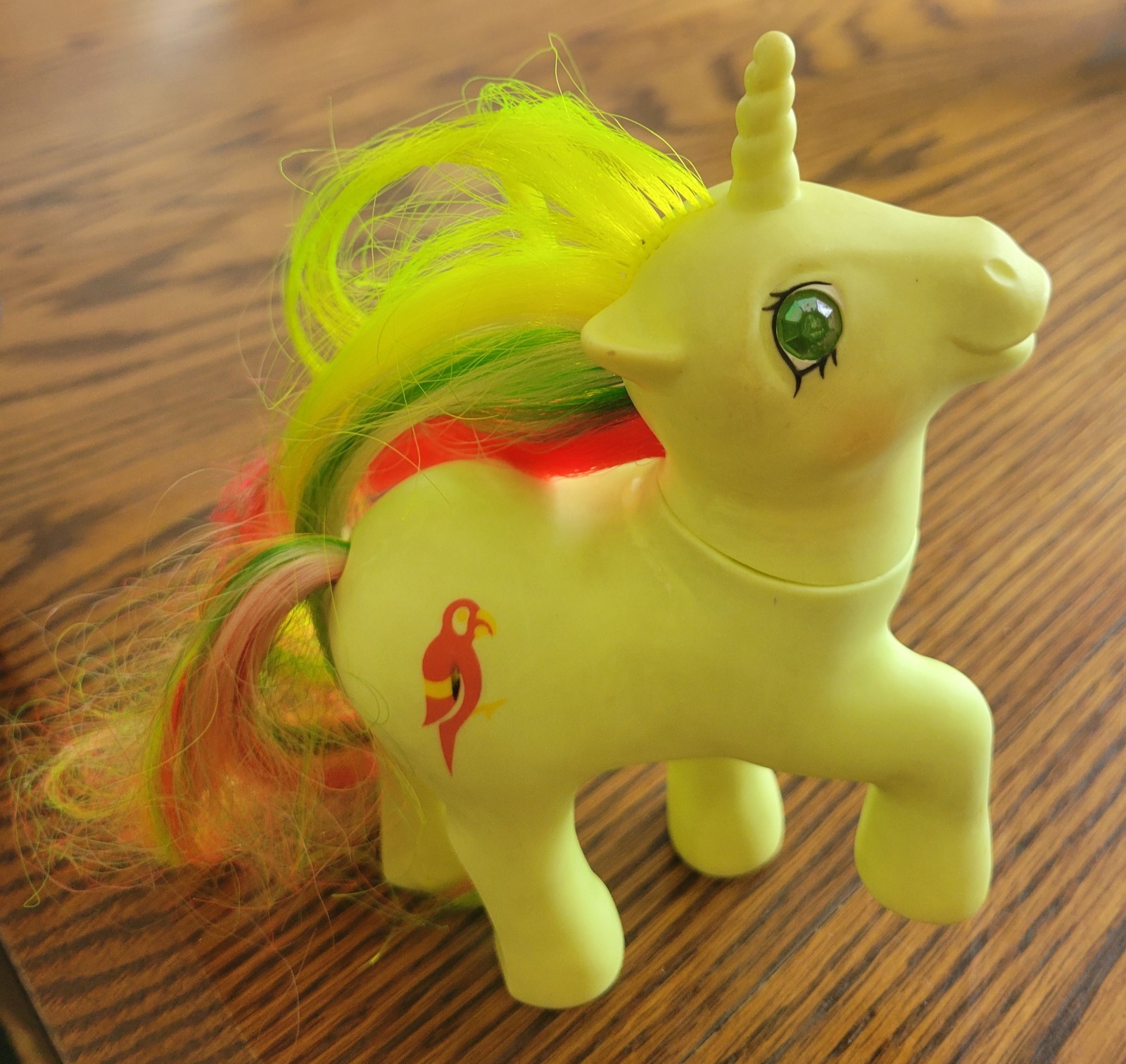 Vintage My Little Pony G1 Unicorn Twinkle Eye 1987 Hasbro Parrot Mimic