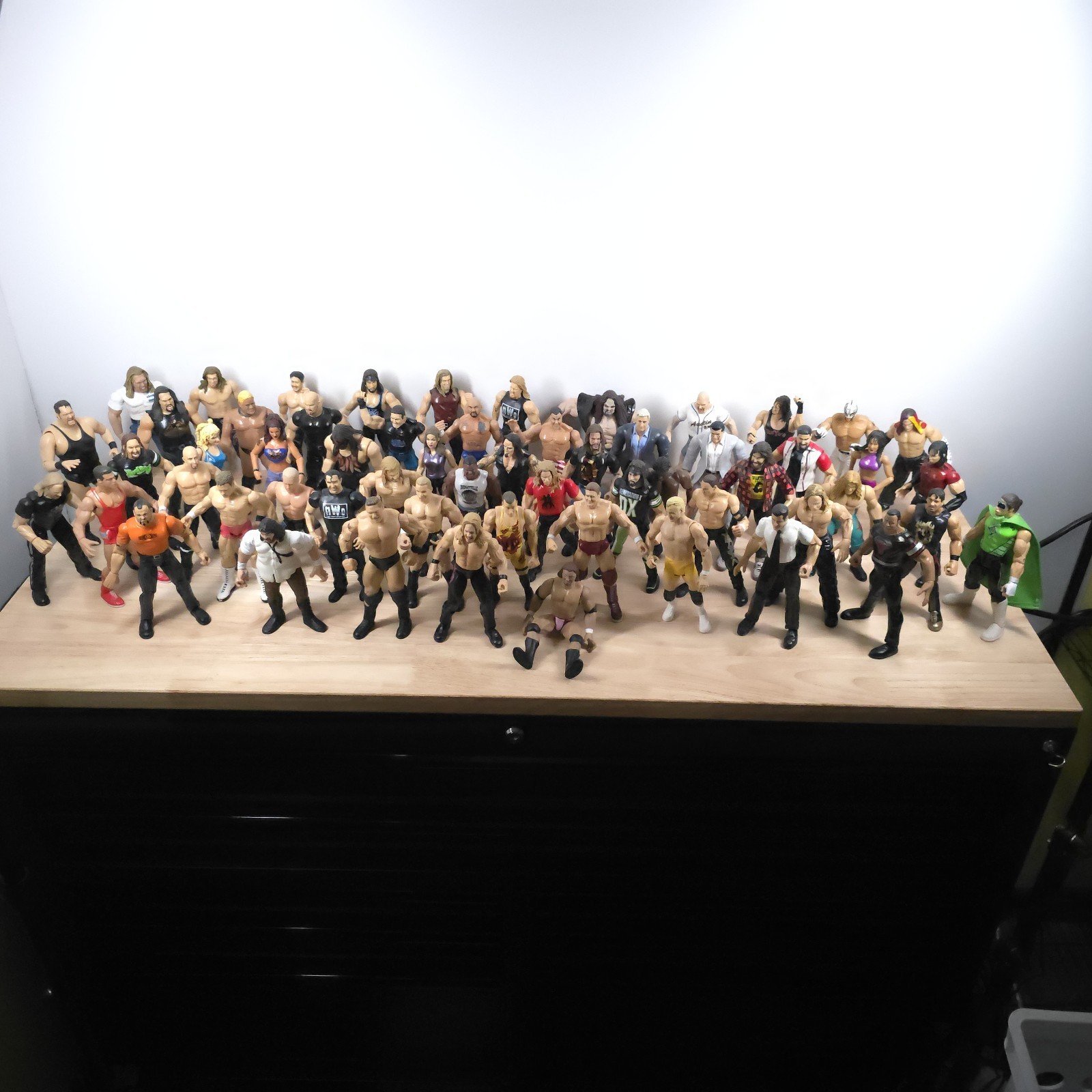 WWE Mattel Jakks Used Wrestling Figure Lot Of 58