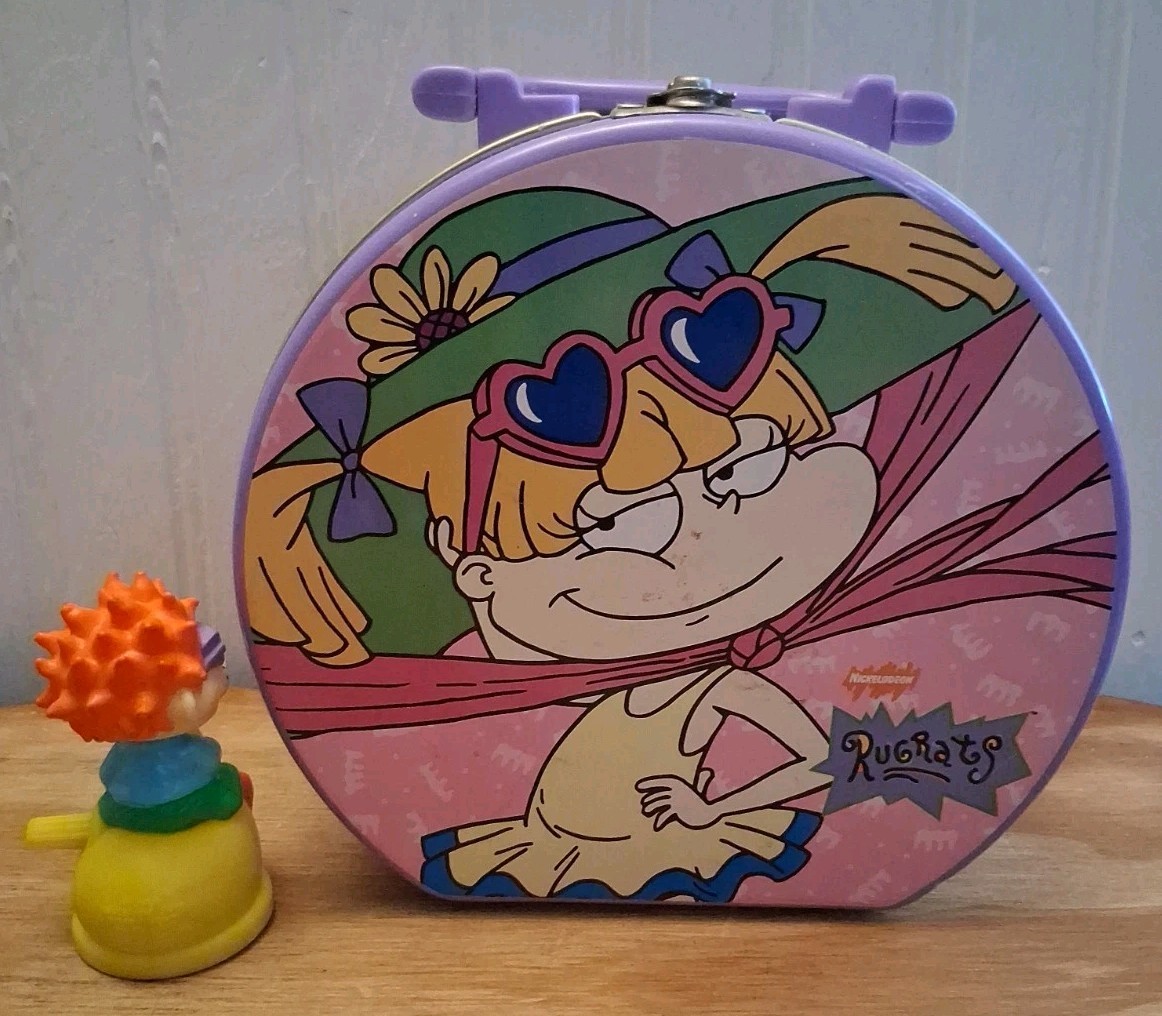Rugrats Lot Coin Bank 1 Chuckie Figure, 1 Funko 1 Tin Chuckie Nickelodeon Tommy