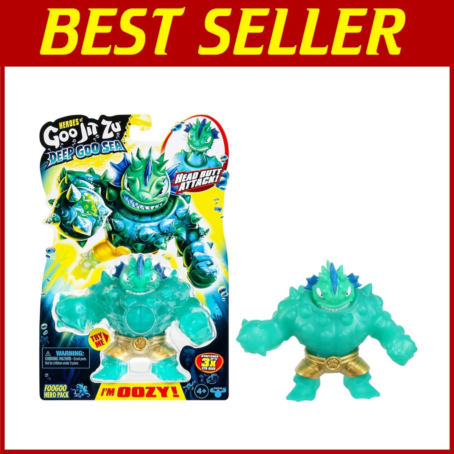 Stretchy Foogoo Figure – Deep Goo Sea Heroes of Goo Jit Zu//-~