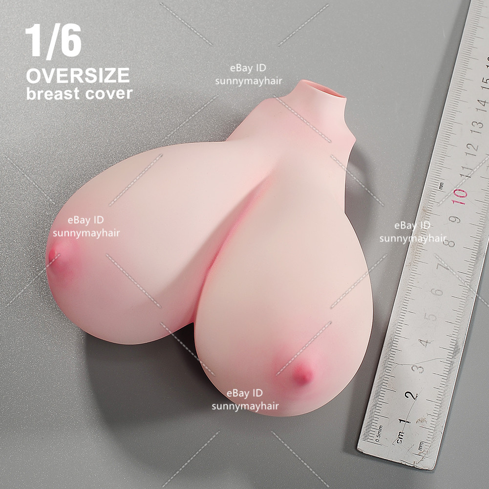 1:6 Female Bust Cover Pale Super Large Breast Model For 12 » PH TBL Figure Body