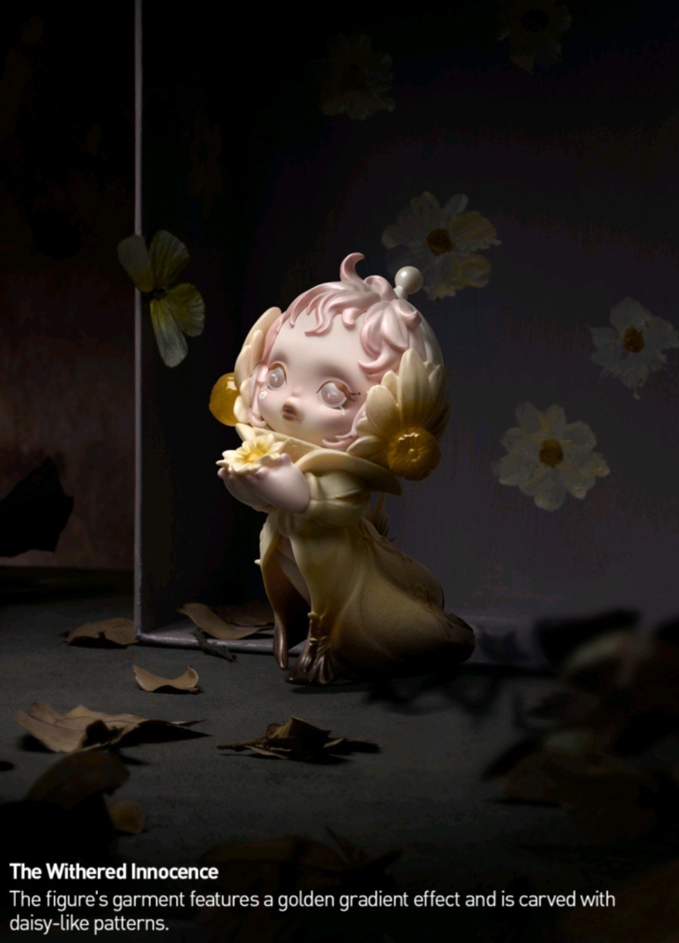 Popmart -SKULLPANDA -Petals In Four Acts – THE WITHERED INNOCENCE. US Seller