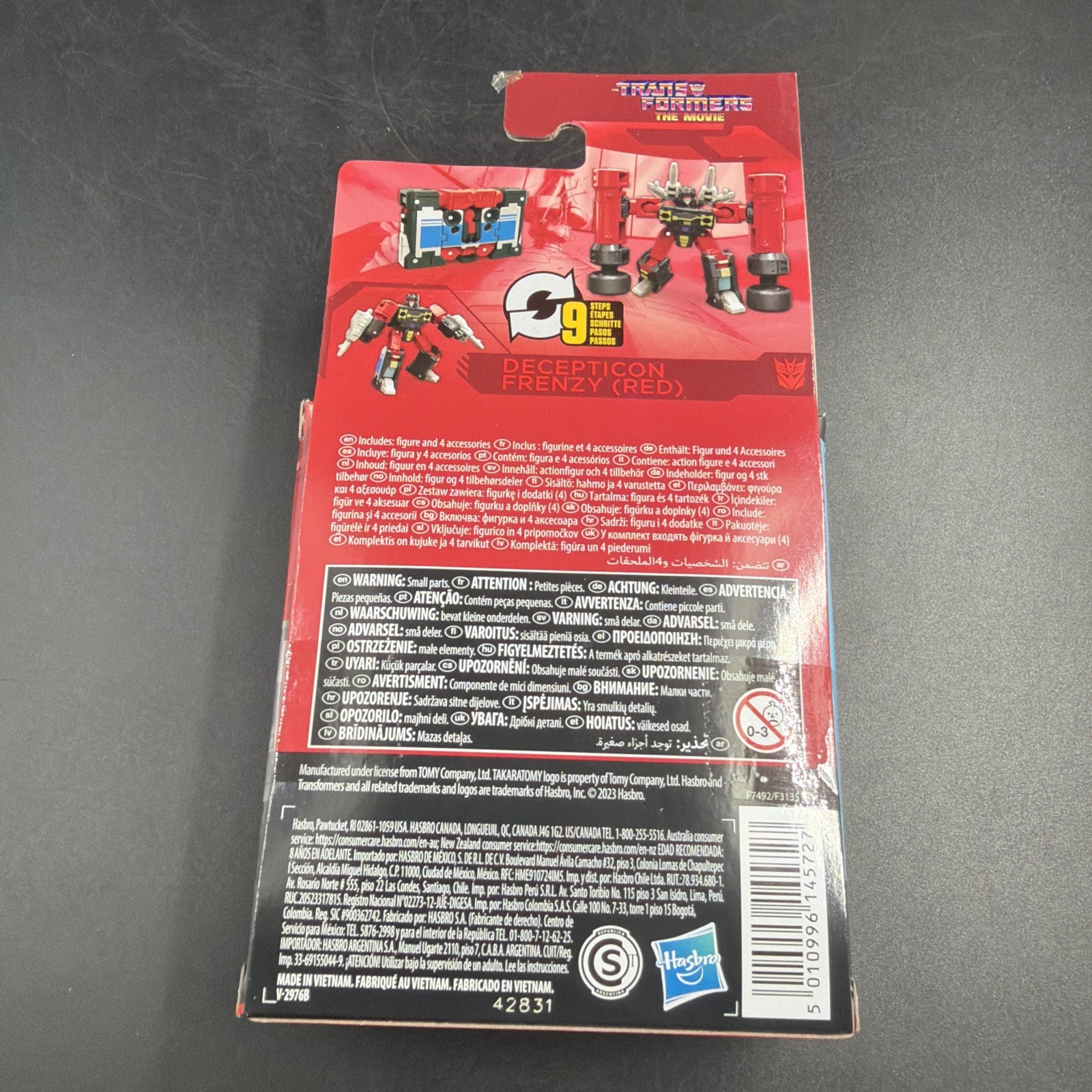 Transformers Decepticon Frenzy Red Studio Serie 86 Core 3.75&Prime; Figure Hasbro