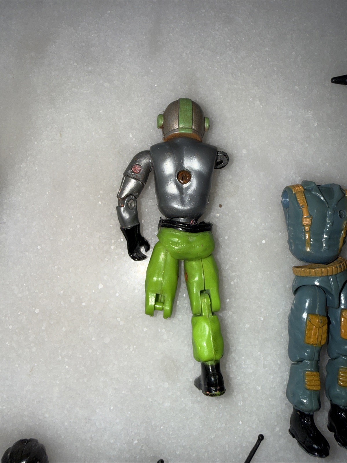Liquid/ Aqua Fighter LOT VINTAGE REMCO FIGURES PARTS AMERICAN DEFENSE 1980S