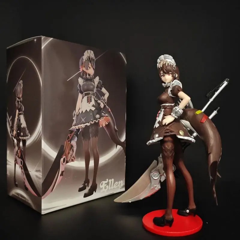 Anime Figure Zenless Zone Zero Ellen Joe Shark Maid Pretty Girl Collectible Toy