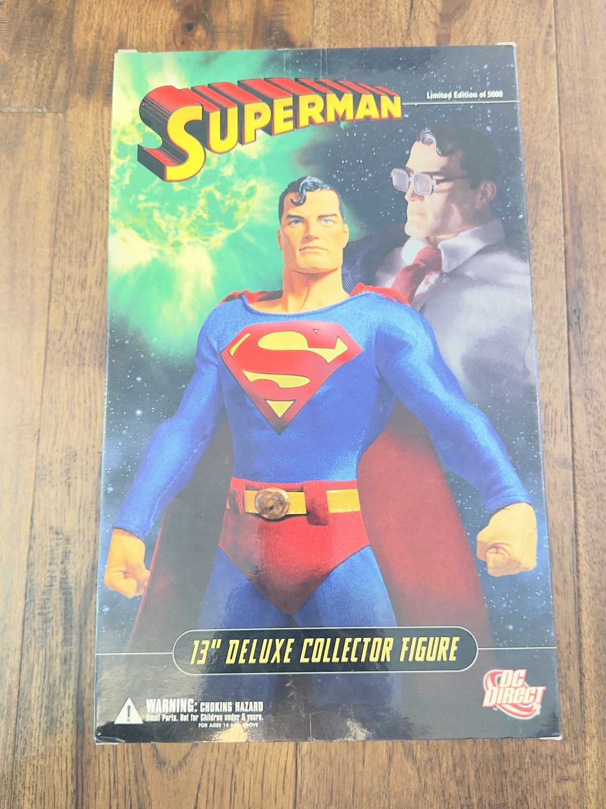 DC Direct Superman/Clark Kent 13” Deluxe Collector LE Figure + VINTAGE LOT SET 7