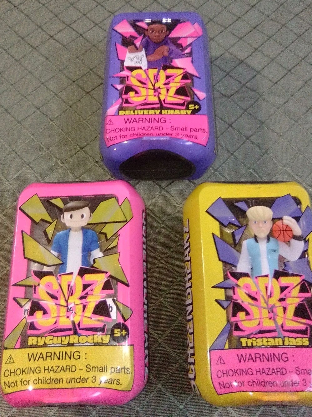 ScreenBreakZ_Khaby(Delivery)_RyGuyRocky_Tristan Jass_Collectibles 3pc Set Sealed