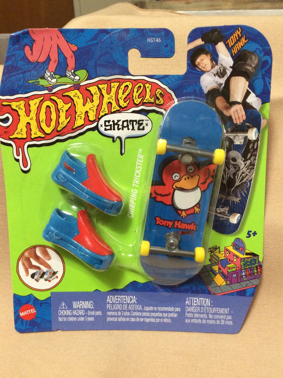Hot Wheels Skate “Chirping Trickster” Tony Hawk