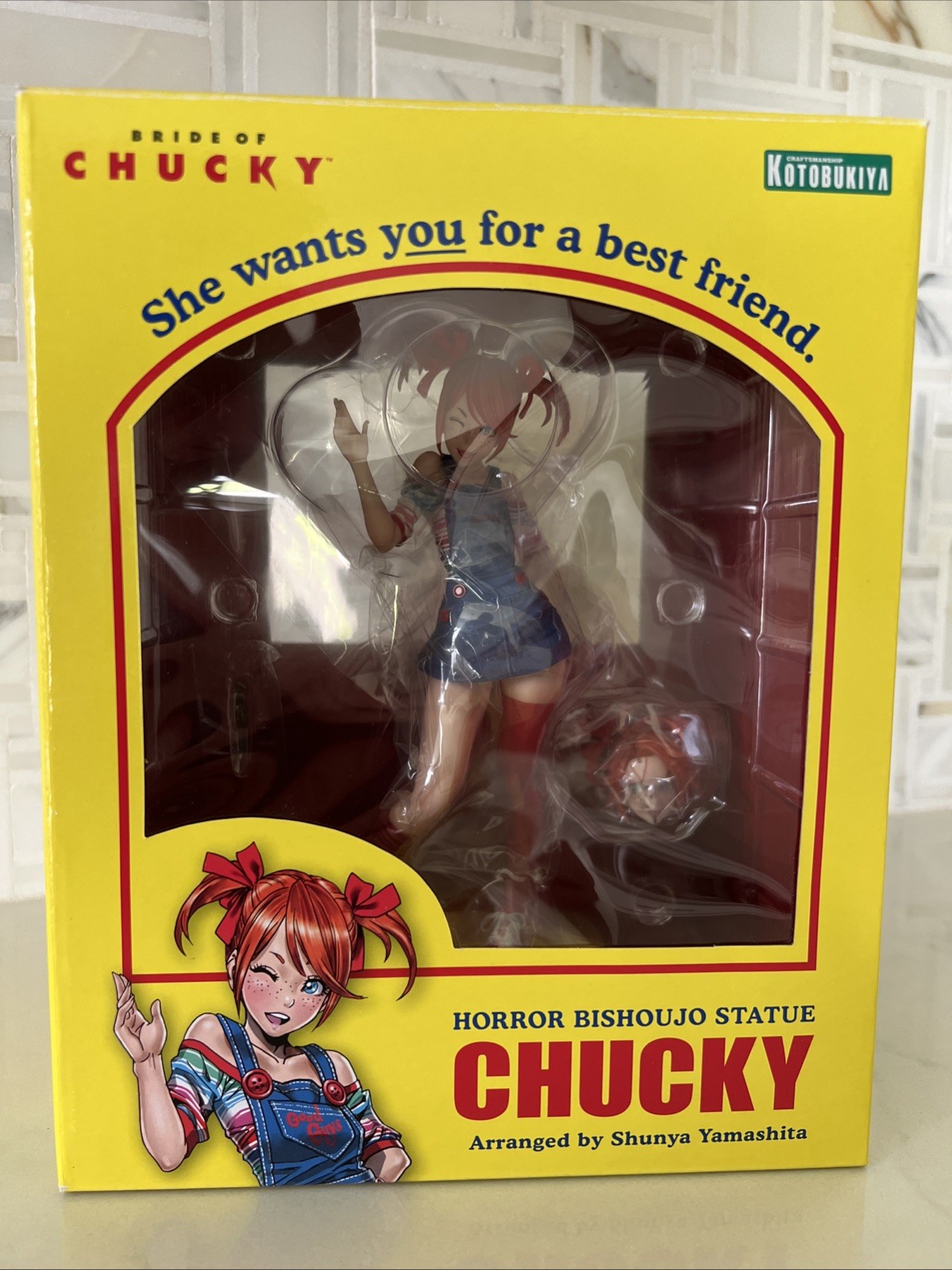 Chucky Horror Bishoujo Statue – Bride of Chucky – Bonus Face & Arm – Kotobukiya