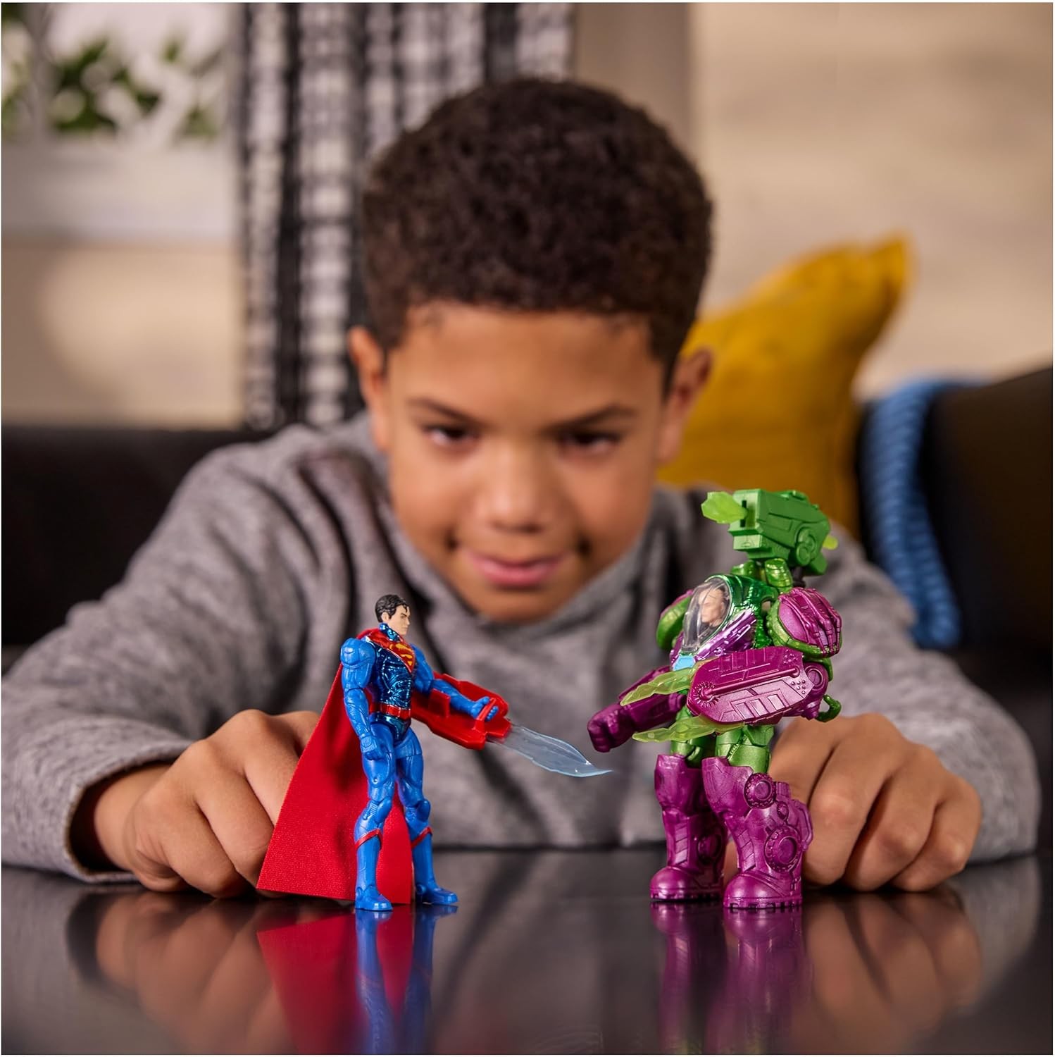 DC Comics, Metal Force Team Up Brainiac and Lex Luthor vs Batman and Superman Se