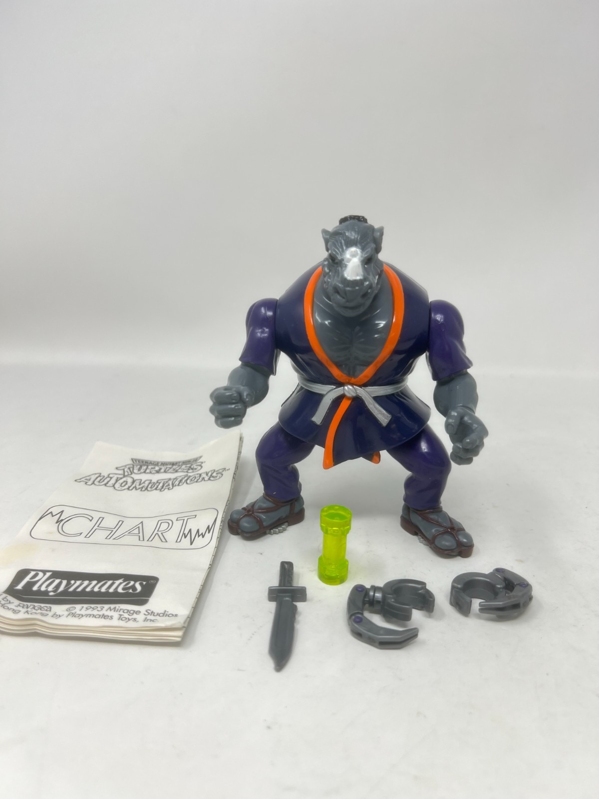 TMNT Auto Mutations Night Ninja Rocksteady 1993 Teenage Mutant Ninja Turtles