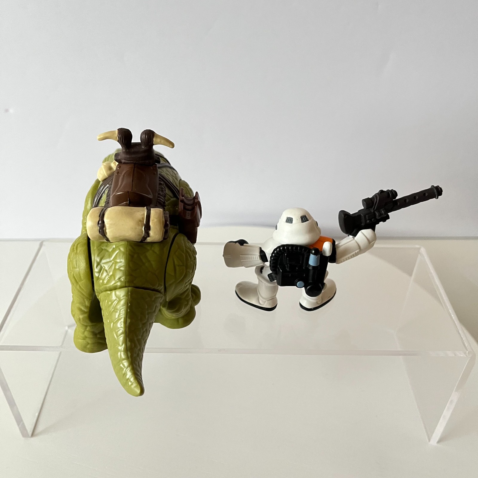 Star Wars Galactic Heroes Dewback & SandTrooper Figure Lot Hasbro Playskool