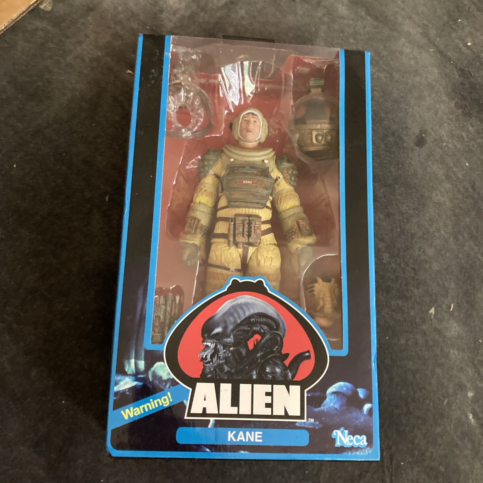 NECA Alien Kane & Facehugger 40th Anniversary Figure in Box Some Box Damage