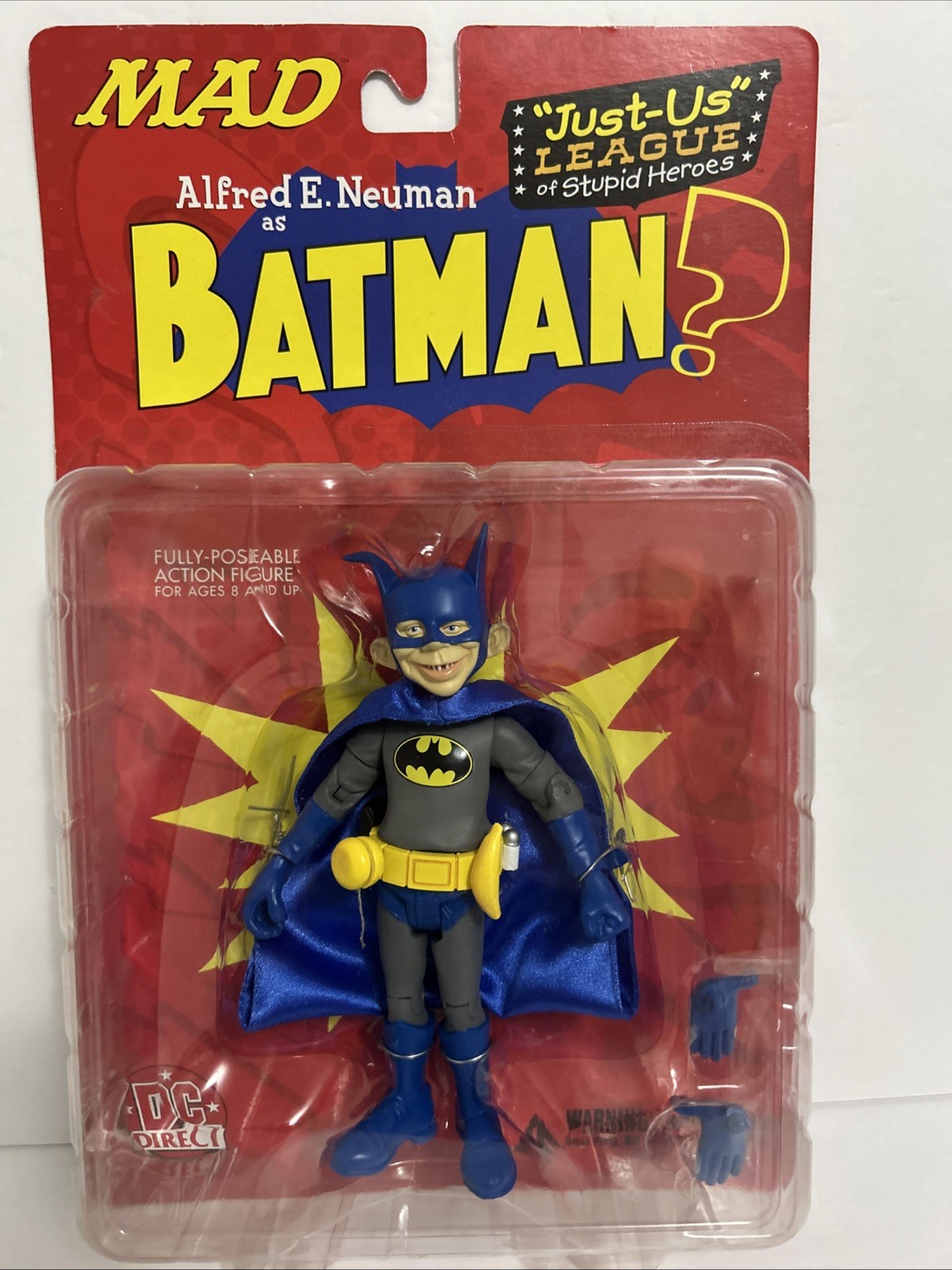 Mad Magazine Alfred E Neuman as Batman 6&Prime; Figure DC comics