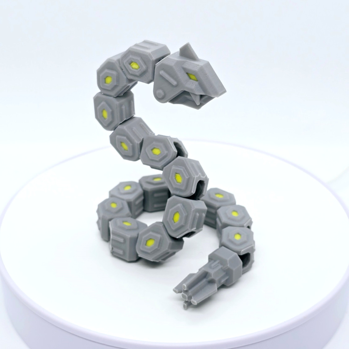 Sol Serpent | Robot Mech Action Figure | 3D Printed Articulated Animal Toy
