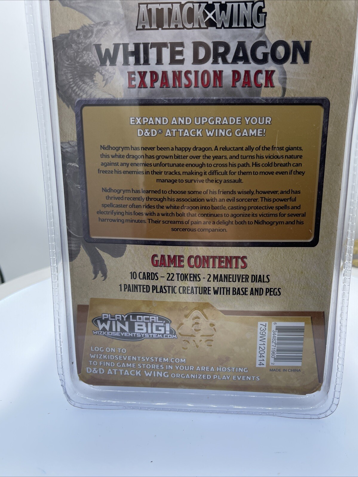 D & D Attack Wing Brass Dragon Expansion Pack Wizkids NECA 2015 DnD