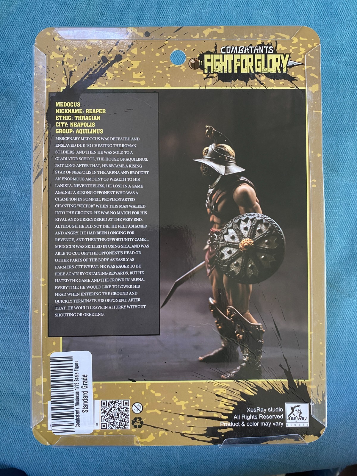 MEDOCUS REAPER 1 Combatants Fight For Glory 7&Prime; 1:12 gladiator XesRay studio 2020