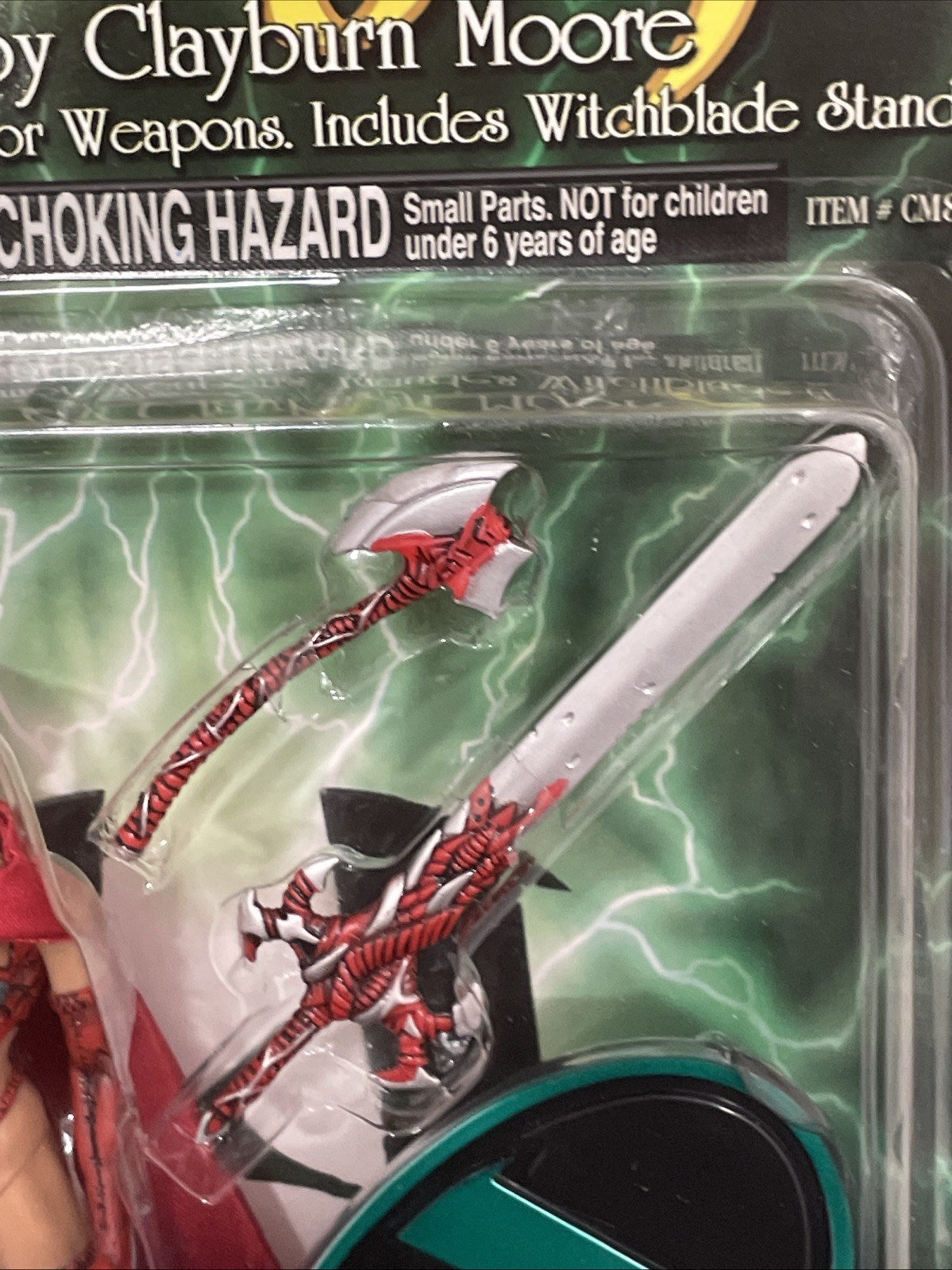 Medieval Witchblade Action Figure Red 5.5&Prime; – w/Armor Weapons & Stand New