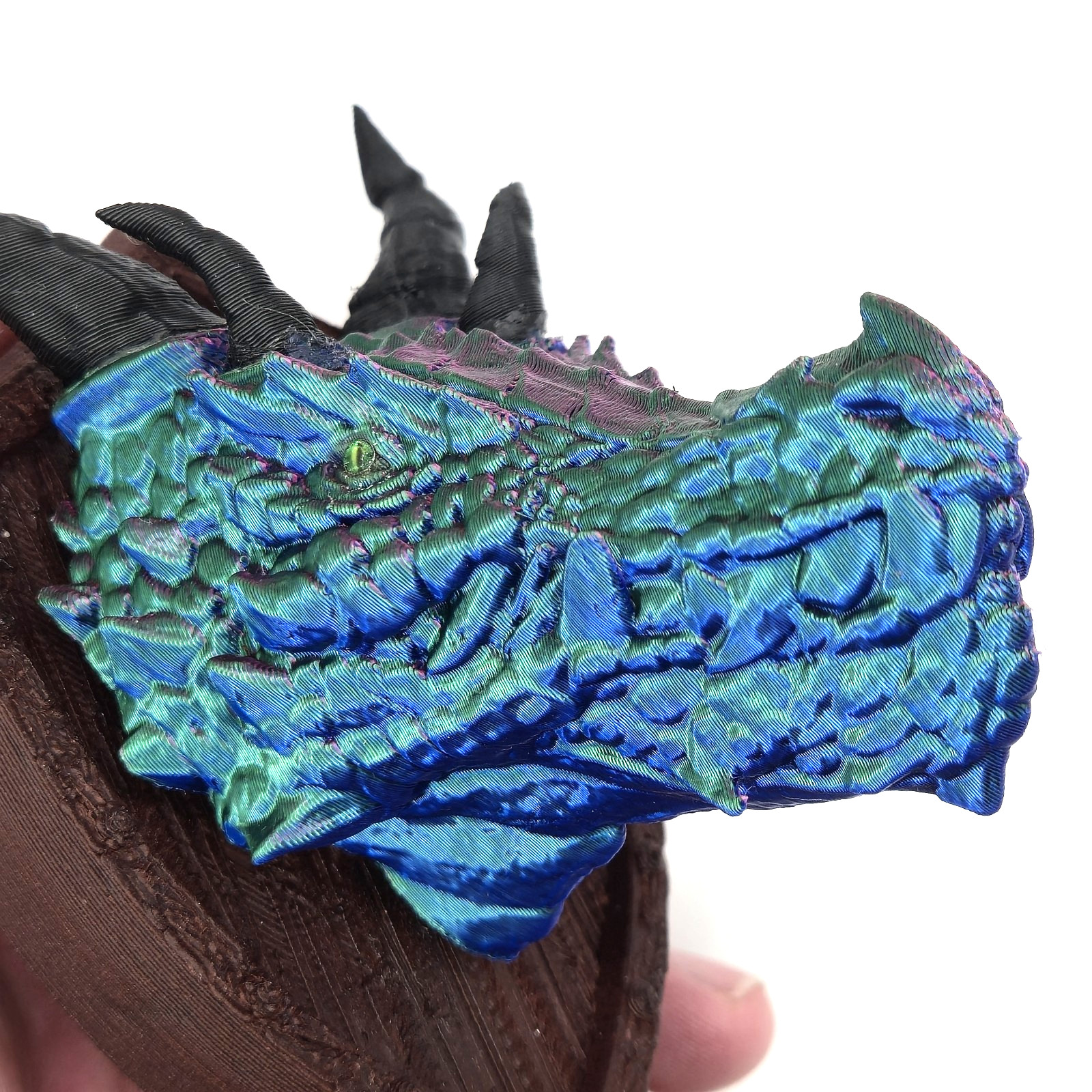 True Dragon Head Fantasy Trophy Collector Figure 3D Printed Handmade toy Gift