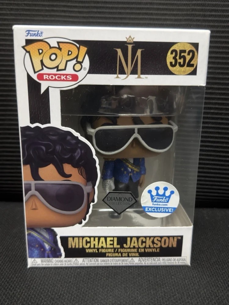 Michael Jackson #352 Diamond Glitter Vinyl Figure Limited Edition Gift