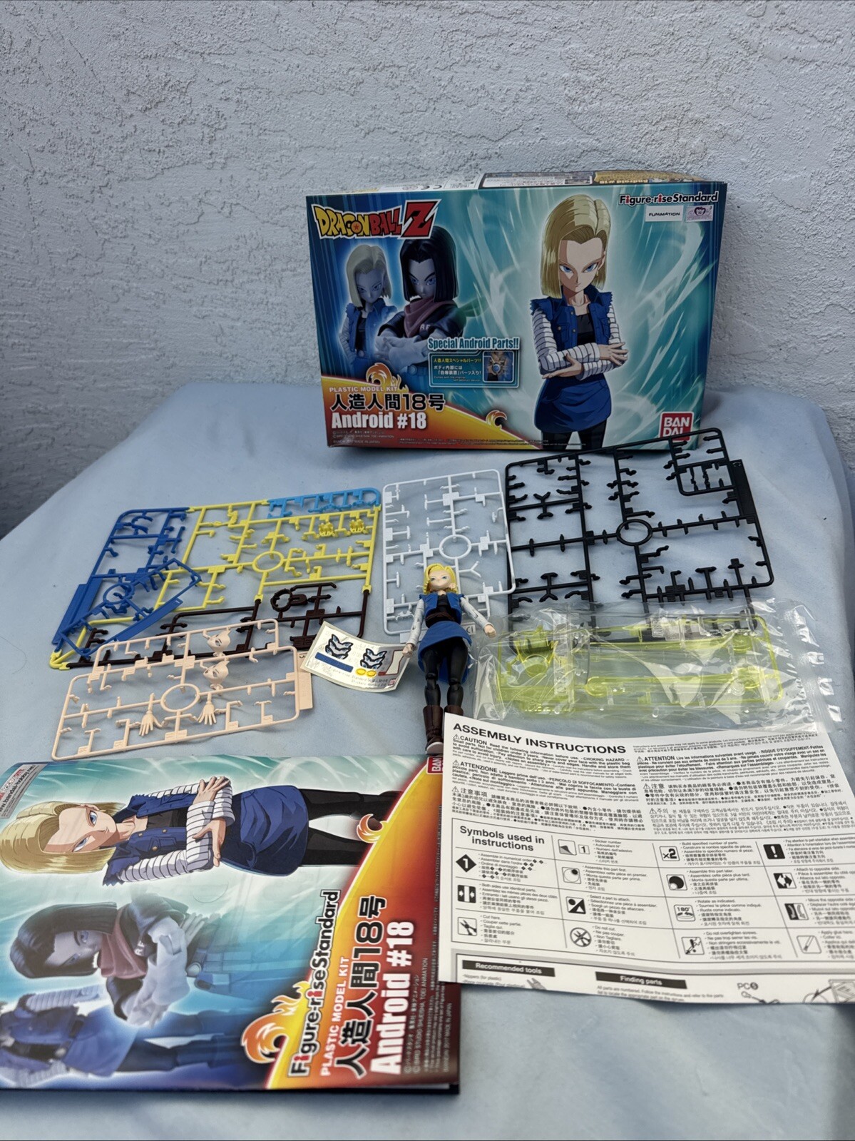 (Bandai Figure-Rise Standard DBZ) Android #18 Plastic Model Kit *Open Box