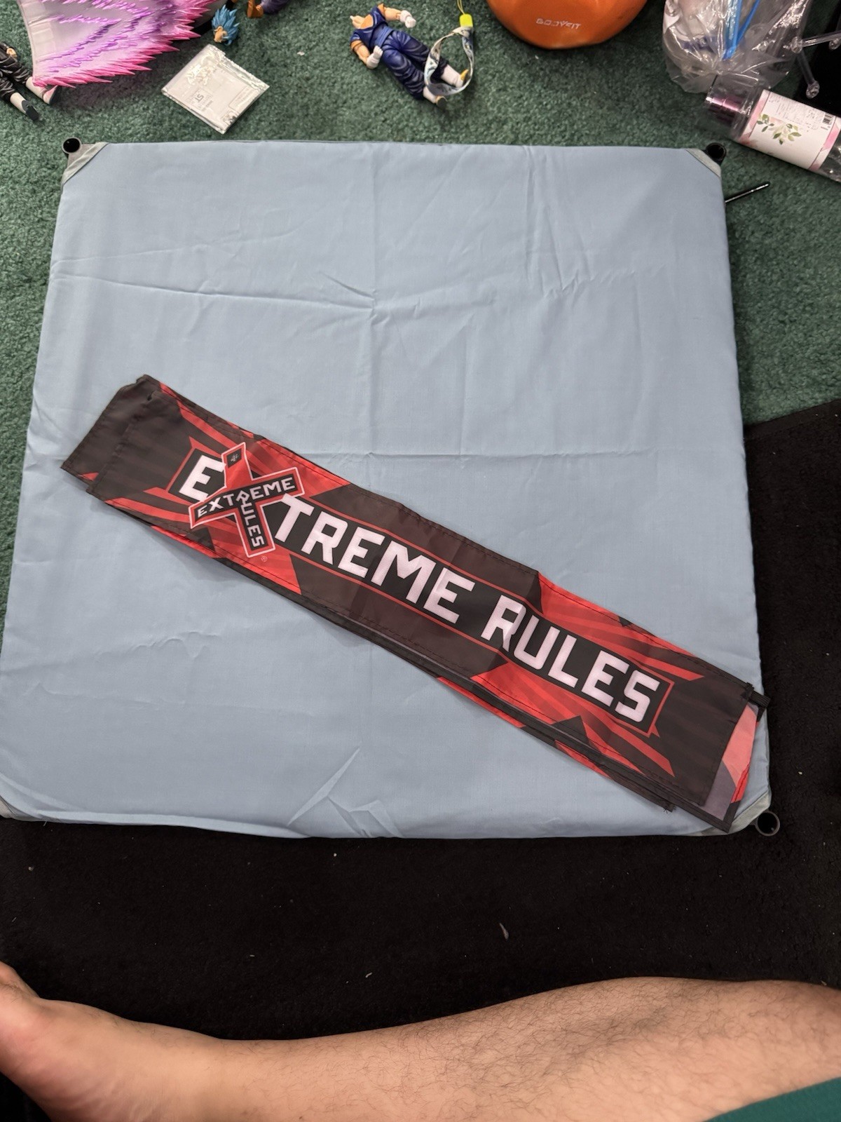 WWE Authentic Scale Ring NXT Edition W/ WWE Extreme Rules Ring Skirt & Mat