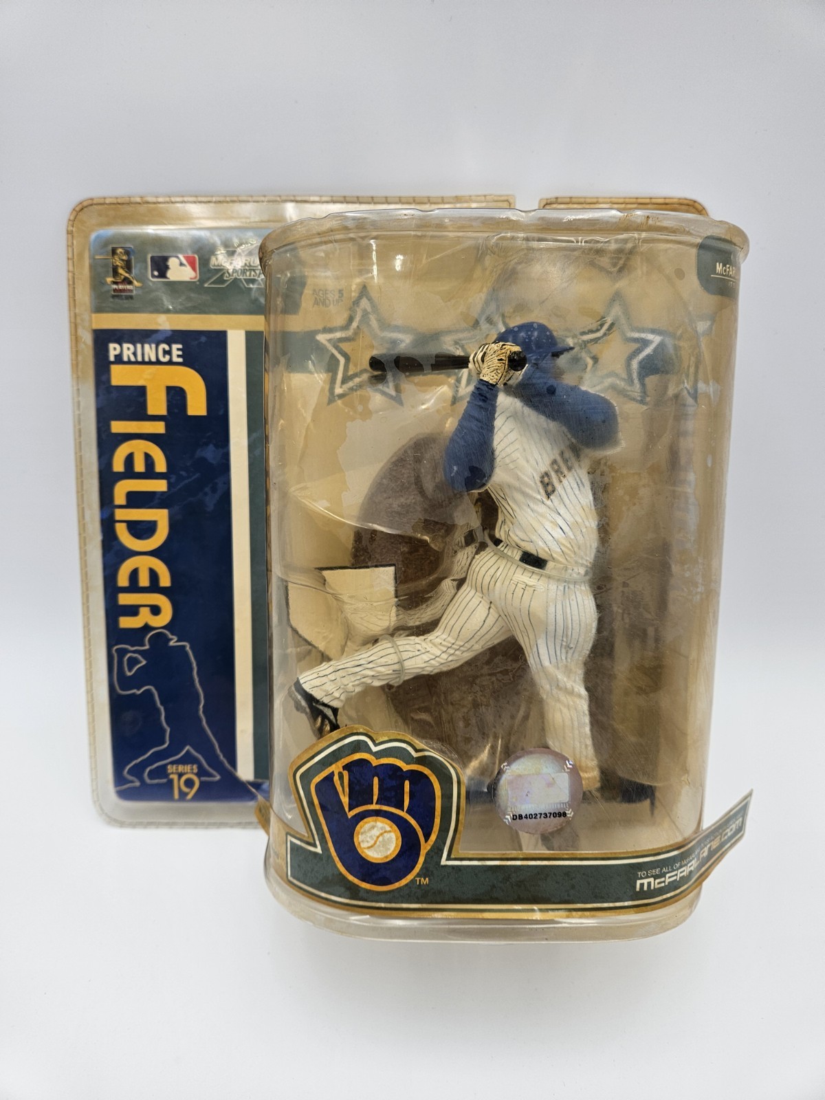 Milwaukee Brewers Prince Fielder McFarlane Figure Series 19 (Description)