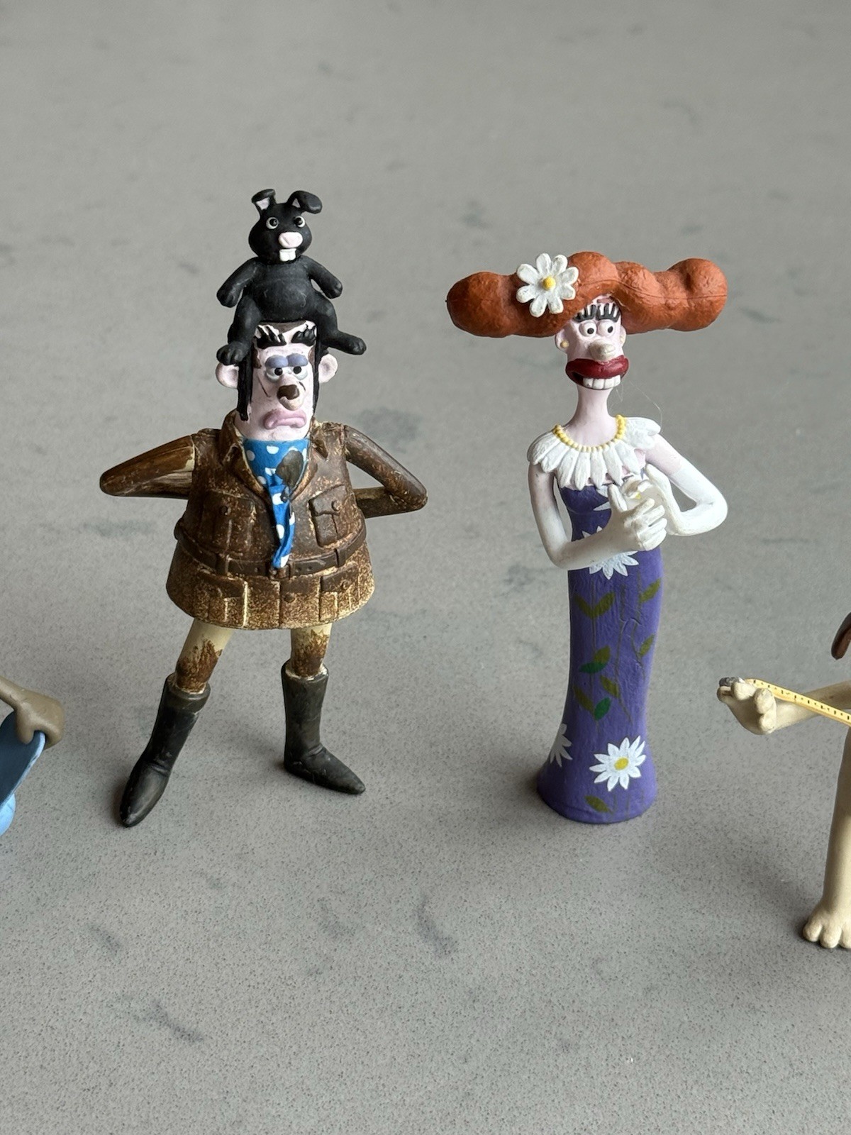 Wallace & Gromit Curse Of Were Rabbit Carrot Collector Mini Figure Set (2005)