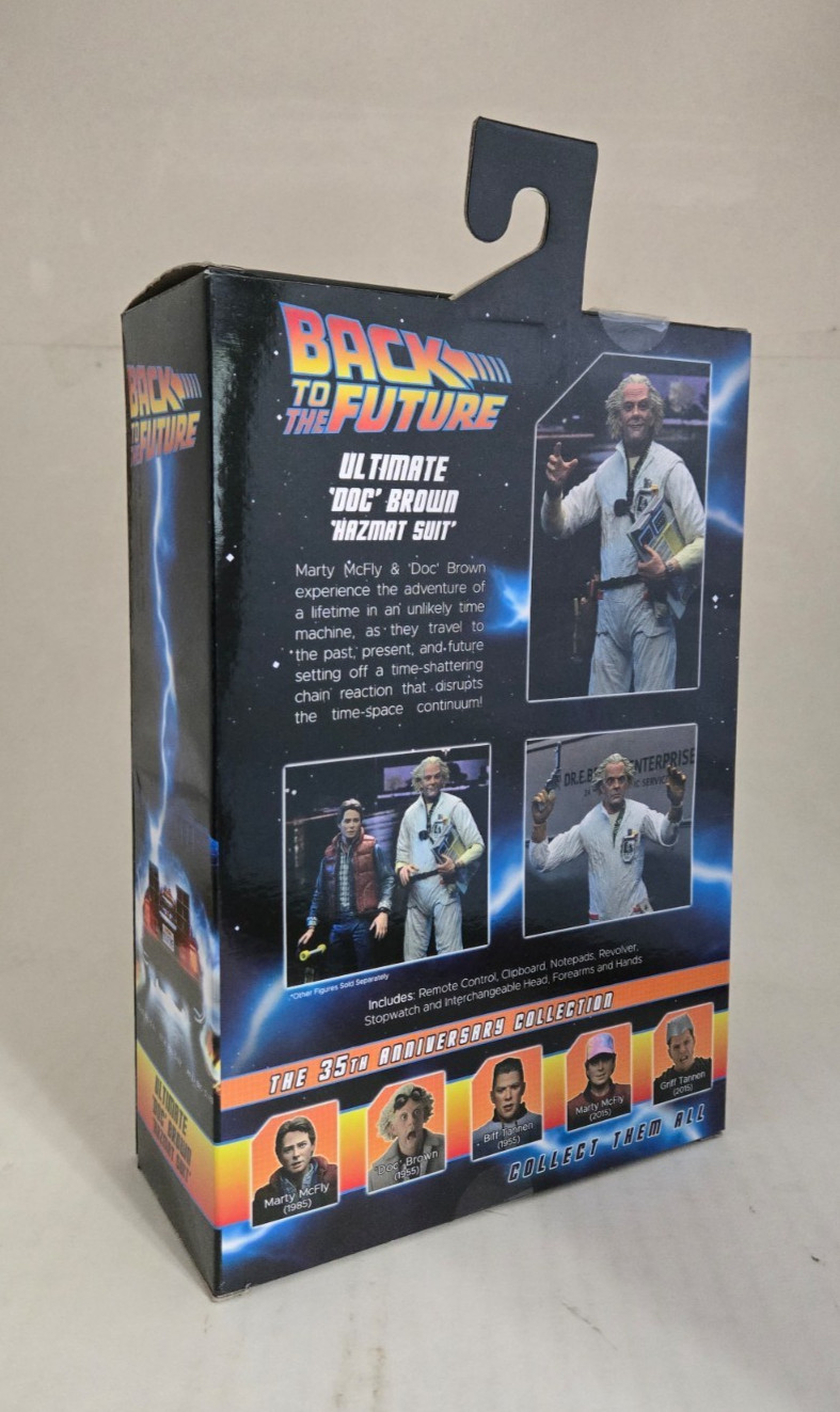 NECA Back to the Future Ultimate Doc Brown Figure Sealed In Hand