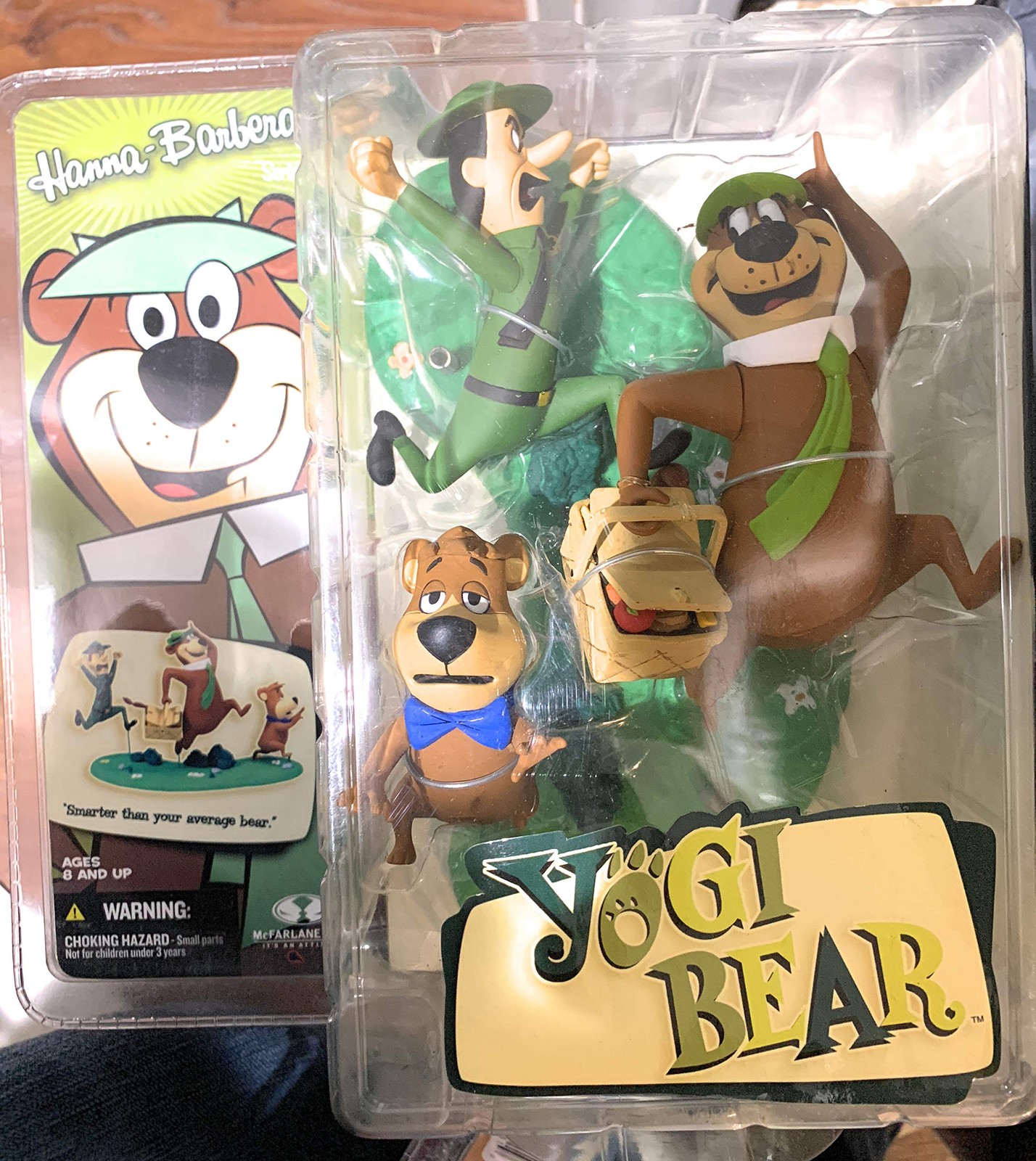 McFarlane Toys Hanna Barbera figure series Yogi Bear, Boo Boo and Ranger